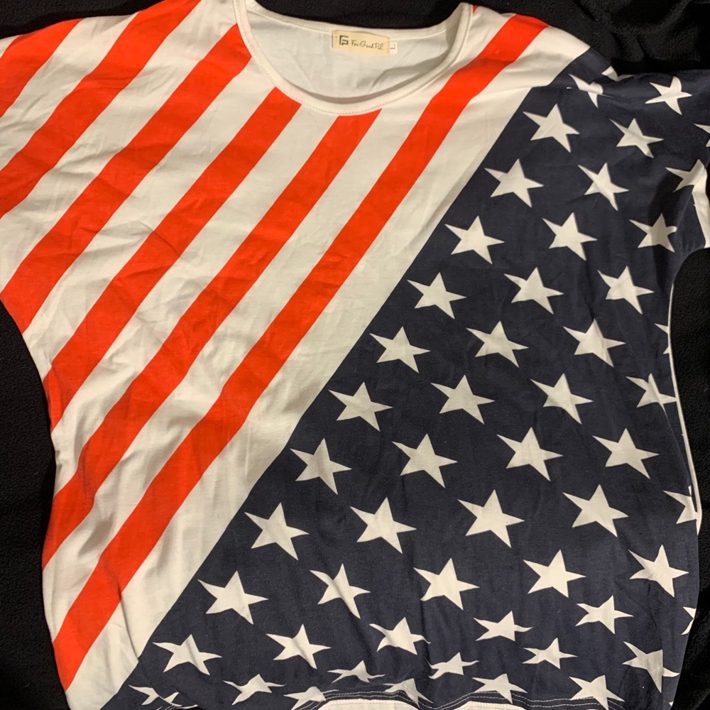 American flag T-shirt